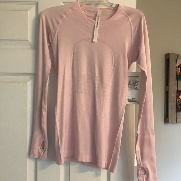 lululemon athletica Tops - Light Pink Lululemon Long sleeved tee